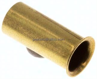 Verstärkungshülse für Rohr 8x6,0 mm, Messing