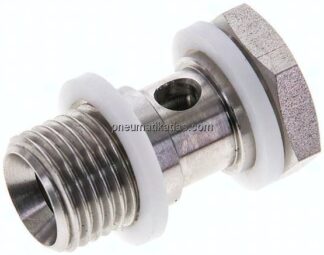 Hohlschraube, 1-fach G 1/4"-25mm, 1.4571