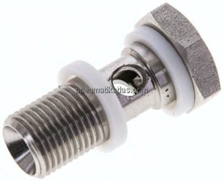 Hohlschraube, 1-fach G 1/8"-24mm, 1.4571