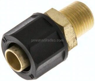 Gerade Verschraubung NPT 1/8"-10x8mm, Messing