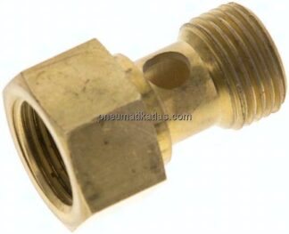 Hohlschraube, 1-fach Innengew. G 1/2"-28mm, Messing