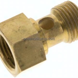 Hohlschraube, 1-fach Innengew. G 1/2"-28mm, Messing