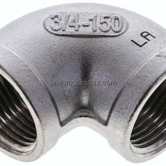 90°-Winkel Rp 3/4"-Rp 3/4", 1.4408