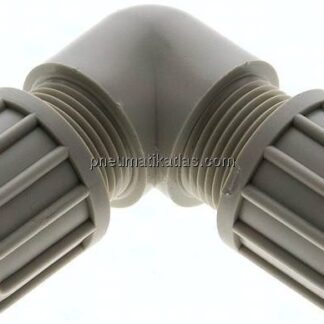 Winkel-Verschraubung 14x12mm, Polypropylen