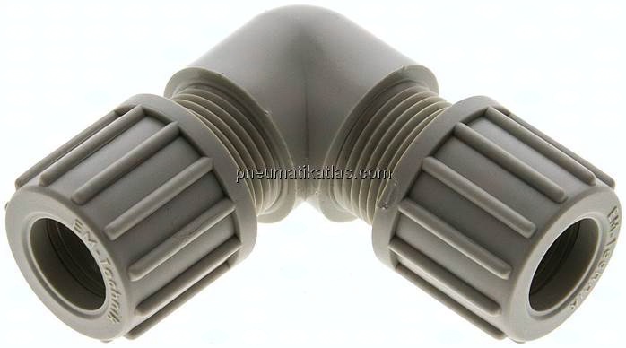 Winkel-Verschraubung 14x12mm, Polypropylen
