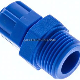 Gerade Verschraubung G 3/8"-8x6mm, Kunststoff (POM)