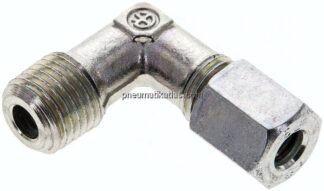 Winkel-Schneidringverschraub. NPT 1/4"-6 L (M12x1,5), Stahl verzinkt
