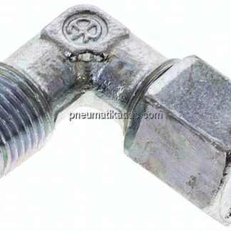 Winkel-Schneidringverschraub. R 1/8"-6 LL (M10x1), Stahl verzinkt