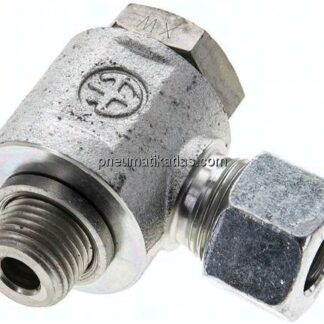 Winkel-Schwenkverschraubung M 16x1,5-12 L (M18x1,5), Stahl verzinkt