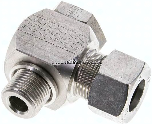 Winkel-Schwenkverschraubung M 18x1,5-15 L (M22x1,5), 1.4571
