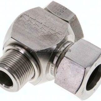 Winkel-Schwenkverschraubung M 22x1,5-18 L (M26x1,5), 1.4571