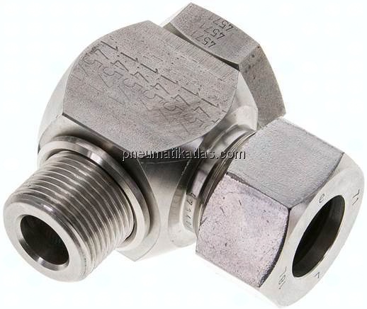 Winkel-Schwenkverschraubung M 22x1,5-18 L (M26x1,5), 1.4571