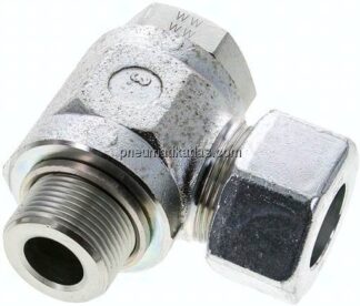 Winkel-Schwenkverschraubung M 33x2-25 S (M36x2), Stahl verzinkt