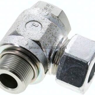 Winkel-Schwenkverschraubung M 33x2-25 S (M36x2), Stahl verzinkt