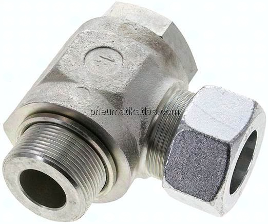 Winkel-Schwenkverschraubung M 42x2-30 S (M42x2), Stahl verzinkt