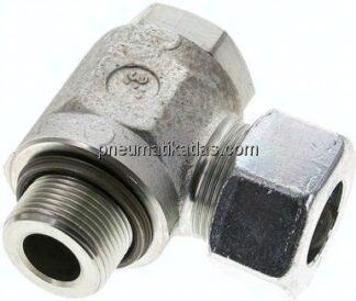 Winkel-Schwenkverschraubung M 33x2-25 S (M36x2), Stahl verzinkt