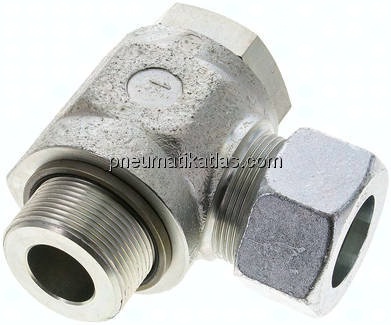 Winkel-Schwenkverschraubung M 42x2-30 S (M42x2), Stahl verzinkt