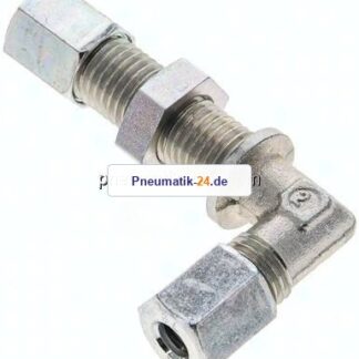 Winkel-Schott-Schneidringverschr. 6 L (M12x1,5), Stahl verzinkt