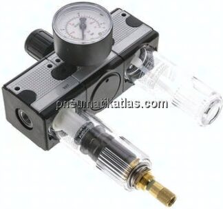 MULTIFIX Wartungseinheit (1), 3-tlg., G 1/4", 0,5 - 10 bar