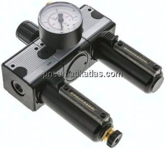 MULTIFIX Wartungseinheit (1), 3-tlg., G 1/4", 0,5 - 10 bar