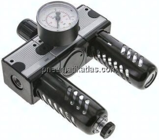 MULTIFIX Wartungseinheit (1), 3-tlg., G 1/4", 0,5 - 10 bar