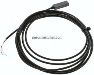 Zylinderschalter, 2-Leiter-Reed-Sensor, rote LED