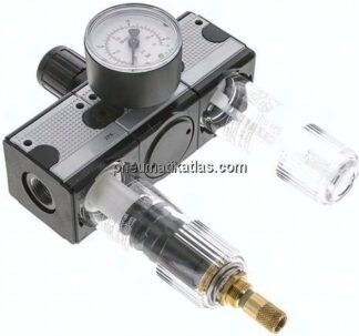 MULTIFIX Wartungseinheit (1), 3-tlg., G 3/8", 0,5 - 10 bar