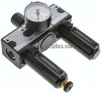 MULTIFIX Wartungseinheit (1), 3-tlg., G 3/8", 0,5 - 10 bar