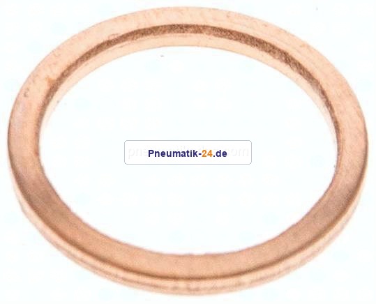 Dichtring aus Kupfer (12,2x15,4x1,5 mm)