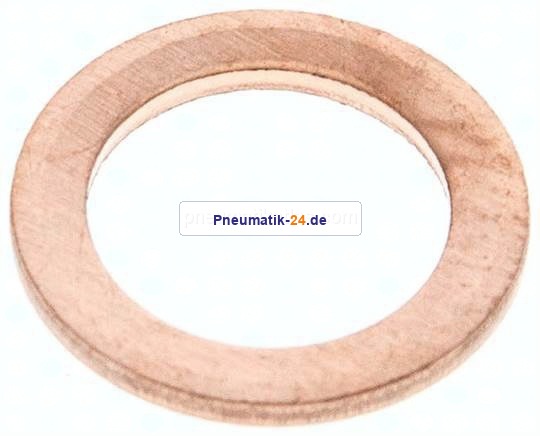 Dichtring aus Kupfer (12,2x17,9x1,5 mm)