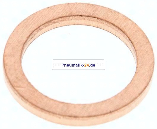 Dichtring aus Kupfer (13,2x17,9x2 mm)