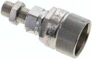 Schott-Schraubkupplung, Stecker Baugr.2, 8 L (M14x1,5)