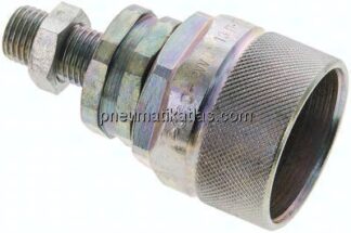 Schott-Schraubkupplung, Stecker Baugr.3, 8 L (M14x1,5)