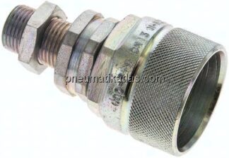 Schott-Schraubkupplung, Stecker Baugr.3, 12 L (M18x1,5)