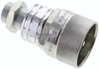 Schott-Schraubkupplung, Stecker Baugr.4, 15 L (M22x1,5)