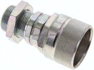 Schott-Schraubkupplung, Stecker Baugr.3, 18 L (M26x1,5)