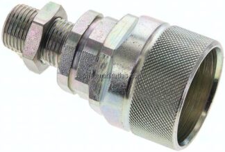 Schott-Schraubkupplung, Stecker Baugr.3, 10 S (M18x1,5)