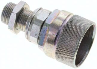 Schott-Schraubkupplung, Stecker Baugr.3, 12 S (M20x1,5)