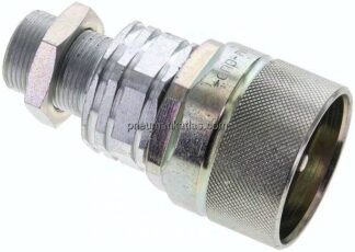 Schott-Schraubkupplung, Stecker Baugr.4, 16 S (M24x1,5)