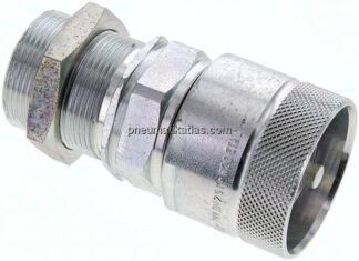Schott-Schraubkupplung, Stecker Baugr.6, 30 S (M42x2)