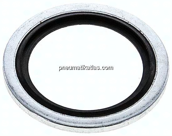 Hydraulik-Dichtring mit NBR-Einlage, für Gewinde G 3/4"