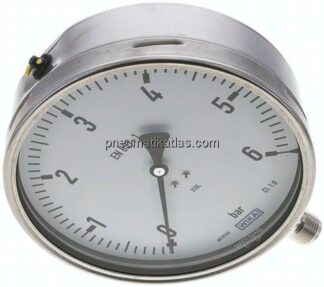 Chemie-Manometer senkrecht, 160mm, 0 - 6 bar