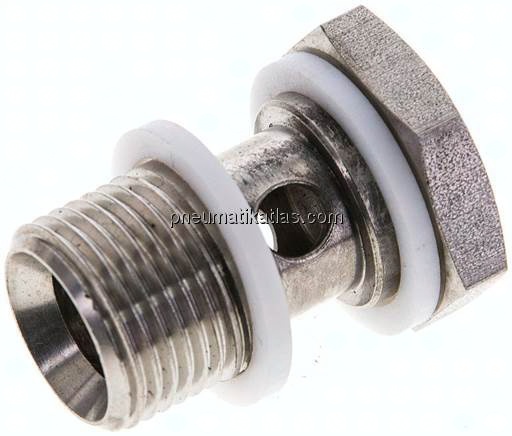Hohlschraube, 1-fach G 3/8"-26mm, 1.4571