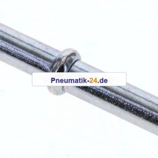 Schlauchnippel Rohr 5, Schl. 4 - 5mm, Stahl verzinkt