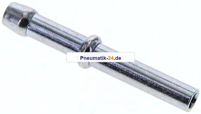Schlauchnippel Rohr 5, Schl. 4 - 5mm, Stahl verzinkt
