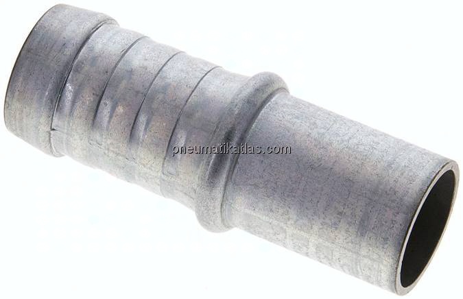 Schlauchnippel Rohr 22, Schl. 21 - 22mm, Stahl verzinkt