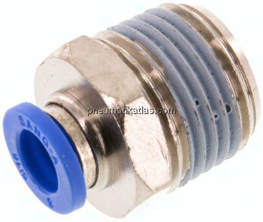 Gerader Steckanschluss R 1/2"-8mm, IQS-Standard