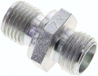 Gerade Schneidringverschr. G 1/4"-8 L (M14x1,5), ohne Mutter & Schneidring, Stahl verzinkt