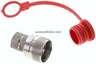 Edelstahl-Schraubkupplung, Stecker Baugr.3, G 1/2"(IG)