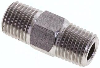 Doppelnippel NPT 1/4"-NPT 1/4", 1.4571